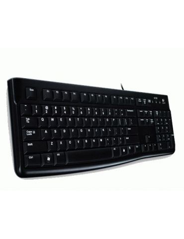 Logitech K120 Corded Keyboard tastaturi USB QWERTZ Maghiară Negru