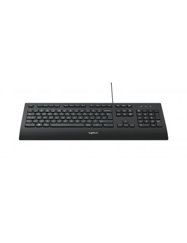 Logitech K280E Pro f  Business tastaturi USB QWERTZ Elvețiană Negru - Tik.ro