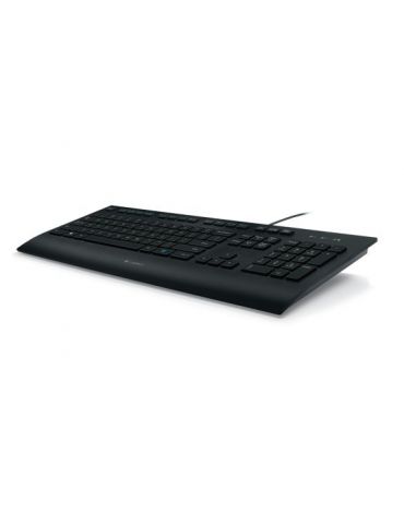Logitech K280E Pro f  Business tastaturi USB QWERTZ Elvețiană Negru