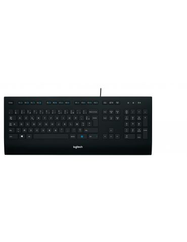 Logitech K280E Pro f  Business tastaturi USB AZERTY Franţuzesc Negru - Tik.ro