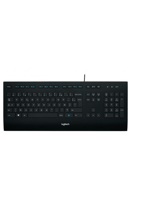 Logitech K280E Pro f  Business tastaturi USB AZERTY Franţuzesc Negru
