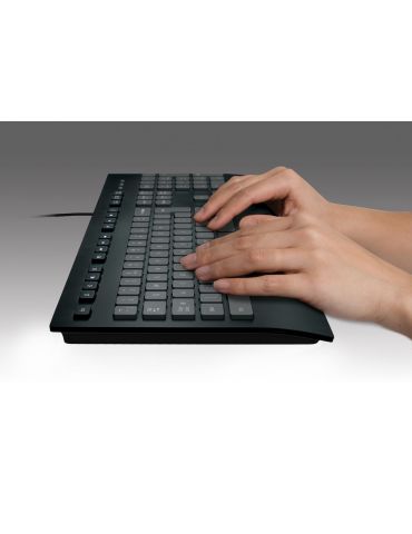 Logitech K280E Pro f  Business tastaturi USB AZERTY Franţuzesc Negru