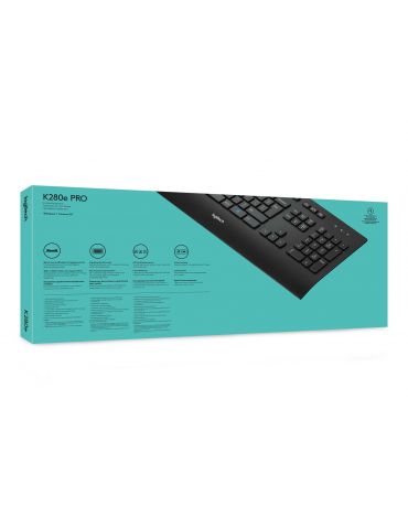 Logitech K280E Pro f  Business tastaturi USB AZERTY Franţuzesc Negru