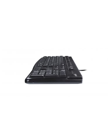 Logitech K120 Corded Keyboard tastaturi Mouse inclus USB AZERTY Franţuzesc Negru