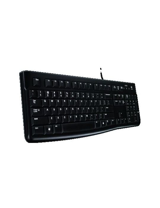 Logitech K120 Corded Keyboard tastaturi USB Rus Negru