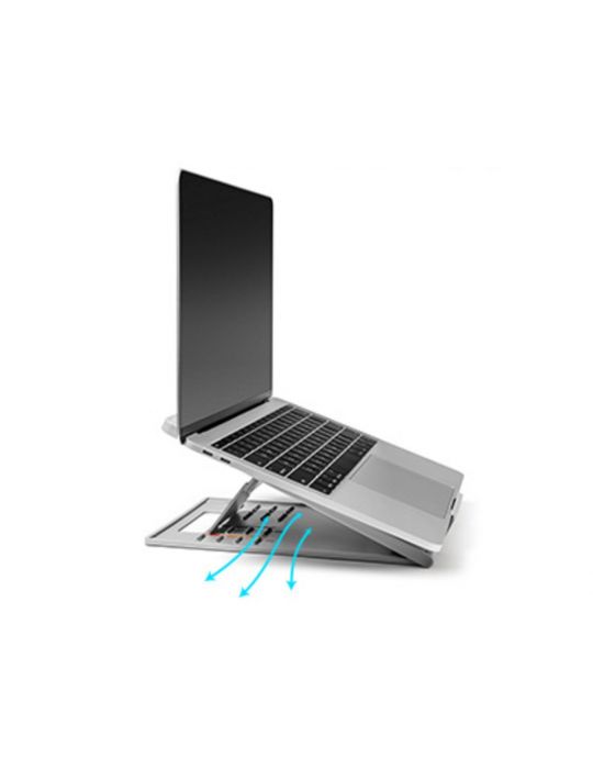 Kensington SmartFit Easy Riser Go Stand laptop Gri 35,6 cm (14")