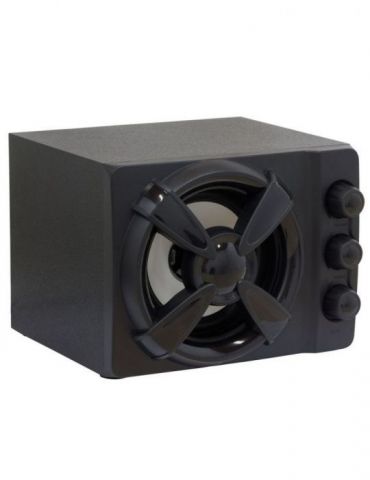 Boxe spacer gaming 2.1 rms: 11w (2 x 3w + 5w) control volum bass si inalte subwoofer lemn mdf 14 x led usb power black spb-thund