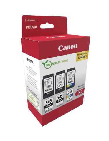 Canon 8286B013 cartușe cu cerneală 3 buc. Original Productivitate Înaltă (XL) Negru, Cyan, Magenta, Galben