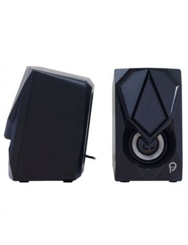 Boxe spacer gaming 2.0 rms:  6w (2 x 3w) control volum 4 x led usb power black spb-storm  (include tv 1.5 lei) Spacer - 1