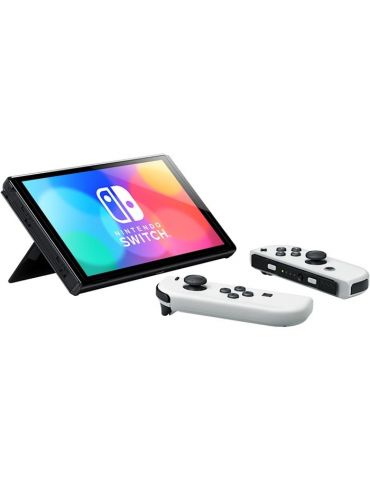 Nintendo Switch OLED consolă portabilă de jocuri 17,8 cm (7") 64 Giga Bites Ecran tactil Wi-Fi Alb