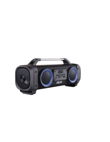Boxe portabile akai compact 1.0 rms functie karaoke bluetooth conector bluetooth jack 3.5mm usb negru abts-sh02 (include tv 8.00