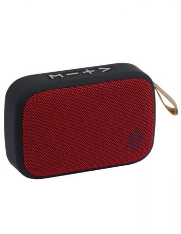 Boxa spacer portabila bluetooth pocket-red rms:  3w control volum acumulator 520mah timp de functionare pana la 5 ore distanta d - Tik.ro