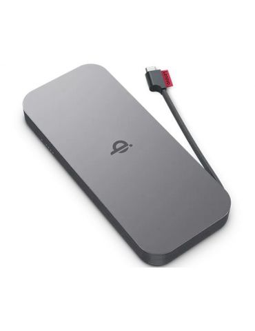Lenovo GO Polimer Litiu (LiPo) 10000 mAh Încărcare fără fir Gri