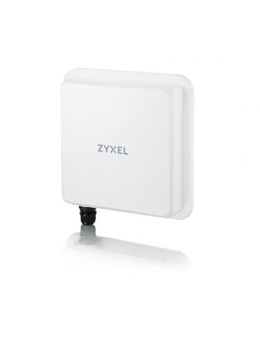 Zyxel FWA710 router wireless Multi-Gigabit Ethernet Bandă dublă (2.4 GHz  5 GHz) 5G Alb - Tik.ro