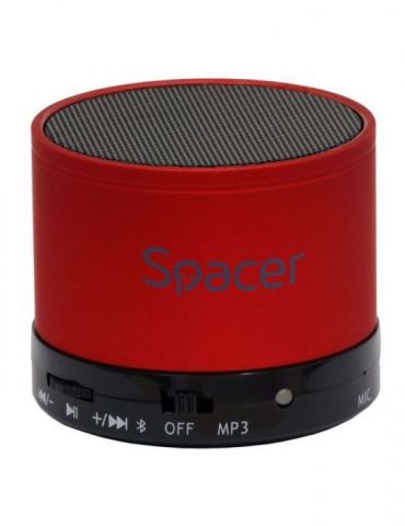 Boxa spacer portabila bluetooth topper rms:  3w control volum acumulator 520mah timp de functionare pana la 5 ore distanta de fu - Tik.ro