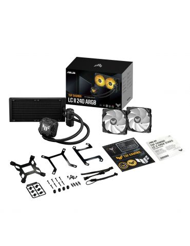 ASUS TUF GAMING LC II 240 ARGB Procesor Liquid cooling kit 12 cm Negru