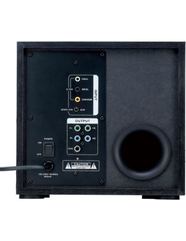 Boxe genius 5.1 rms:  80w (5 x 10w + 1 x 30w) gaming telecomanda wireless black sw-g5.1 3500 31731017100  (include tv 10lei) Gen