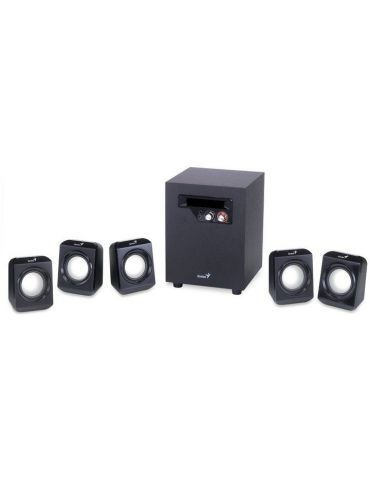 Boxe genius 5.1 rms:  26w (5 x 2.3w + 1 x 14.5w) black sw-5.1 1020 ii 31730014400 (include tv 3.5lei) Genius - 1
