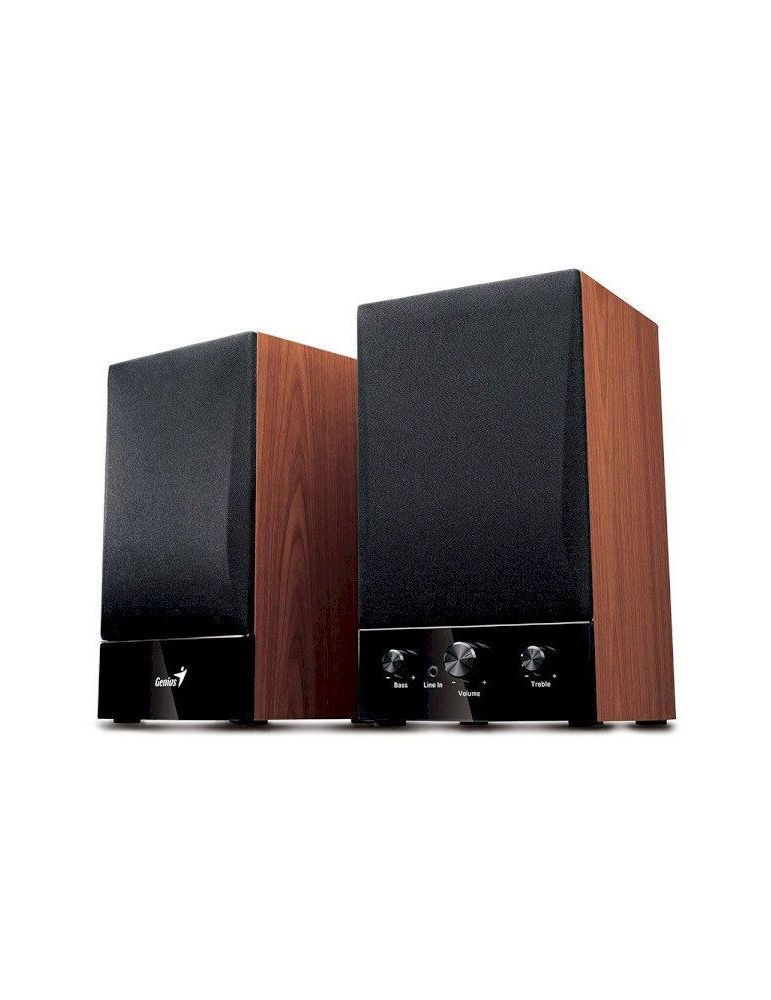 Boxe genius 2.0 rms: 40w (2 x 20w) amplificare integrata cherry wood sp-hf1250b ii 31730011400 (include tv 10lei)