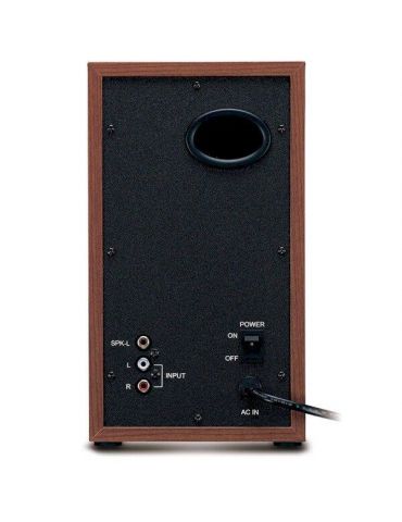 Boxe genius 2.0 rms: 40w (2 x 20w) amplificare integrata cherry wood sp-hf1250b ii 31730011400  (include tv 10lei) Genius - 1