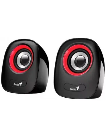 Boxe genius 2.0 rms:  6w (2 x 3w) usb power red sp-q160 31730027401 (include tv 0.8lei) Genius - 1 - Tik.ro