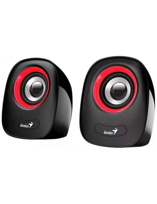 Boxe genius 2.0 rms:  6w (2 x 3w) usb power red sp-q160 31730027401 (include tv 0.8lei) Genius - 1