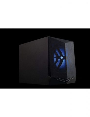Boxe edifier gaming 2.1 rms:  28w (2 x 7w 1 x 14w) bass 5 control volum bt/line-in/aux led lighting frecv. raspuns 210hz-18khz 2