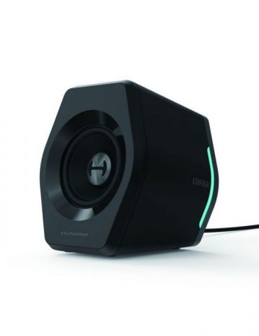 Boxe edifier gaming 2.0 rms:  16w (2 x 8w) bass 2.75 control volum bt/usb/aux sound mode: music/game/movie 12 x led rgb frecv. r