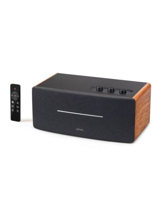 Boxe edifier desktop bluetooth rms: 70w (2 x 20w 2 x 15w) bluetooth 5.0 rca aux line-out brown d12-br  (include tv 0.8lei) Edifi