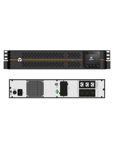 Vertiv EDGELI-1500IRT2U surse neîntreruptibile de curent (UPS) Line-Interactive 1,5 kVA 1350 W 6 ieșire(i) AC