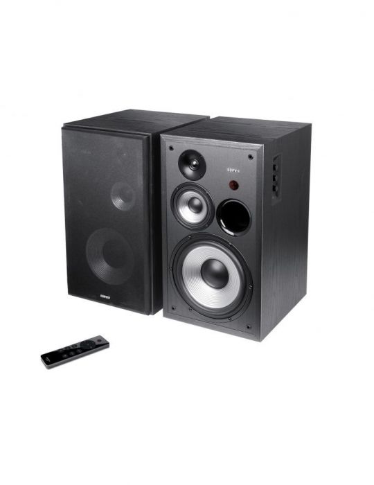 Boxe edifier 2.0 rms: 150w (2 x 14w 2 x 16w 2 x 45w) bluetooth telecomanda wireless 5.1 volum bass treble blackr2850db-bk (inclu