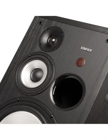 Boxe edifier 2.0 rms: 150w (2 x 14w 2 x 16w 2 x 45w) bluetooth telecomanda wireless 5.1 volum bass treble blackr2850db-bk (inclu