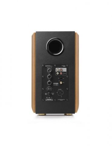 Boxe edifier 2.0 rms: 120w (2 x 25w 2 x 35w) bluetooth telecomanda wireless volum bass treble coaxial optic brown s1000mkii  (in