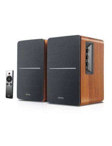 Boxe edifier 2.0 rms:  42w (2 x 21w) telecomanda wireless volum bass treble sub-out brown r1280ts-br (include tv 10lei) Edifier  - Tik.ro