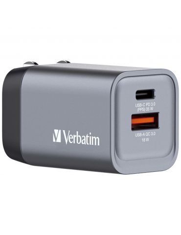 Verbatim GNC-35 Universală Negru, Gri AC Încărcare rapidă De interior - Tik.ro
