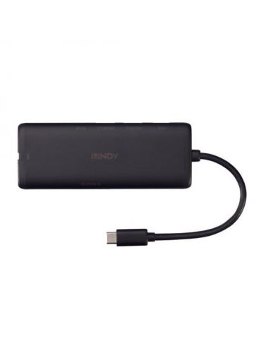 Lindy 43358 stații de andocare și replicatoare de porturi pentru calculatoare portabile Prin cablu USB 3.2 Gen 1 (3.1 Gen 1)