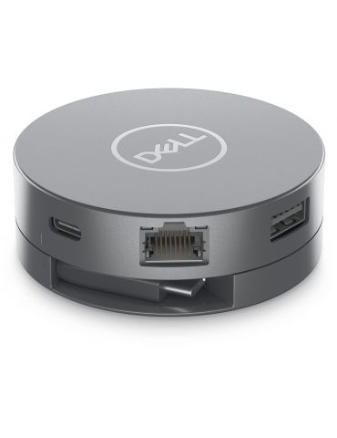 DELL DA305 Prin cablu USB 3.2 Gen 2 (3.1 Gen 2) Type-C Argint - Tik.ro