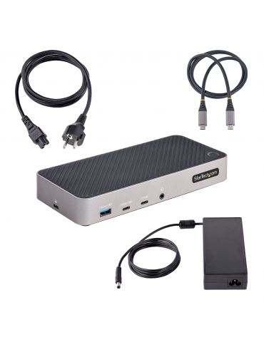 StarTech.com 116E-USBC-DOCK stații de andocare și replicatoare de porturi pentru calculatoare portabile Prin cablu USB 3.2 Gen