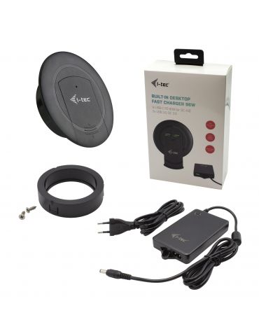 i-tec CHARGER96WD încărcătoare pentru dispozitive mobile Universală Negru AC Încărcare rapidă De interior