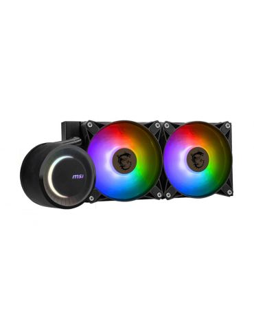 MSI MAG CORELIQUID E240 sistem răcire computer Placă de bază, Procesor Liquid cooling kit 12 cm Negru
