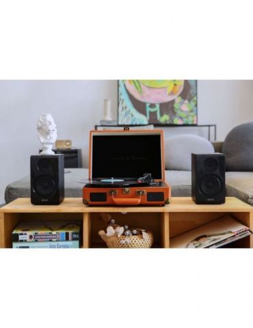 Boxe edifier 2.0 rms:  10w (2 x 5w) bluetooth volum 220v alimentare black r33bt-bk (include tv 10lei) Edifier - 1