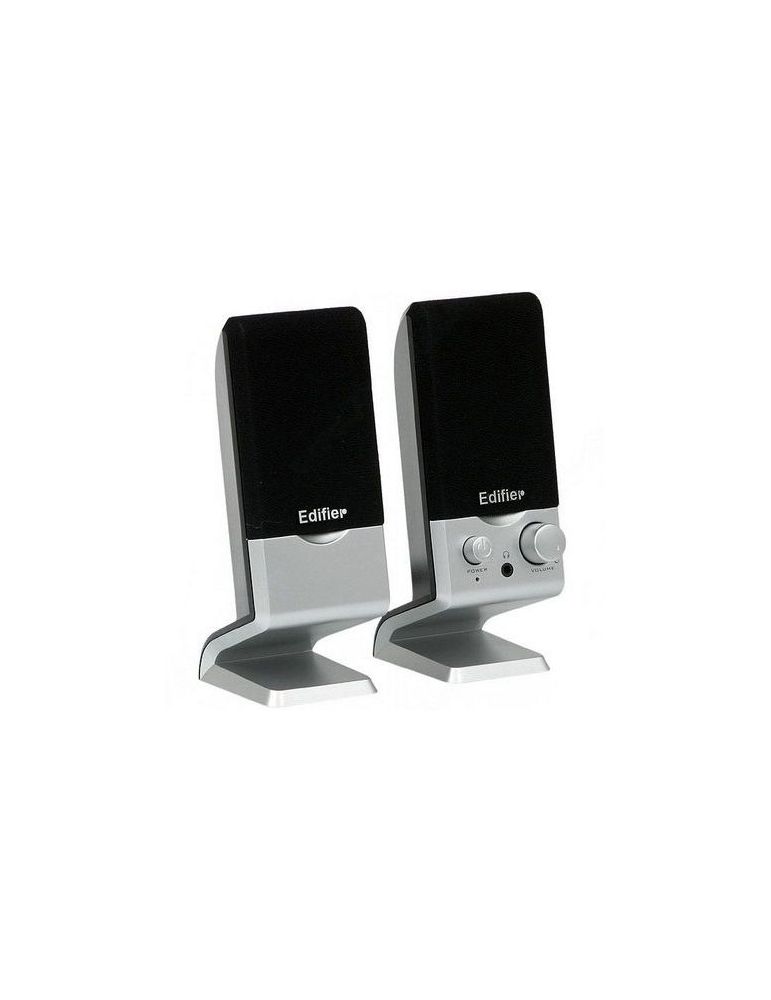 Boxe edifier 2.0 rms: 1.2w (2 x 0.6w) control volum usb power silver m1250-sl (include tv 0.8lei)