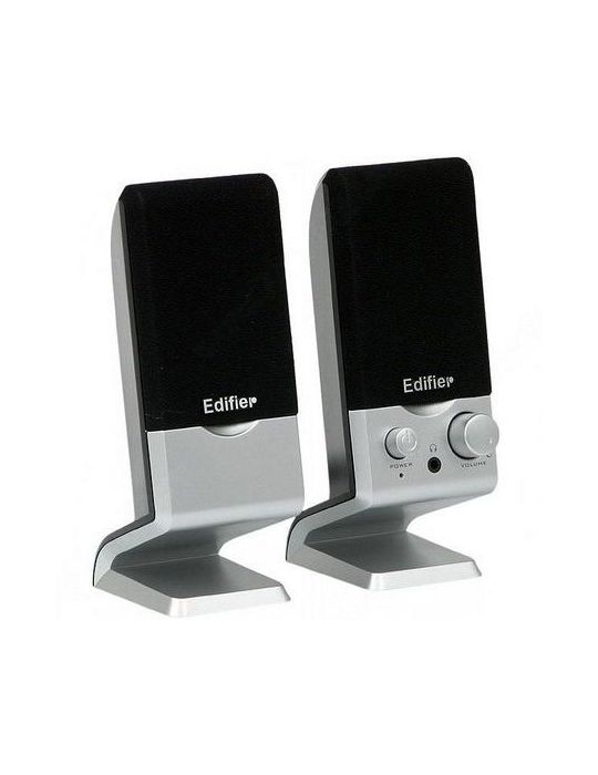 Boxe edifier 2.0 rms:   1.2w (2 x 0.6w) control volum usb power silver  m1250-sl  (include tv 0.8lei) Edifier - 1
