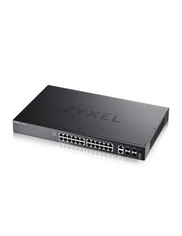 Zyxel XGS2220-30 Gestionate L3 Gigabit Ethernet (10 100 1000) Negru