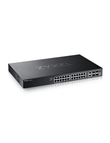 Zyxel XGS2220-30 Gestionate L3 Gigabit Ethernet (10 100 1000) Negru
