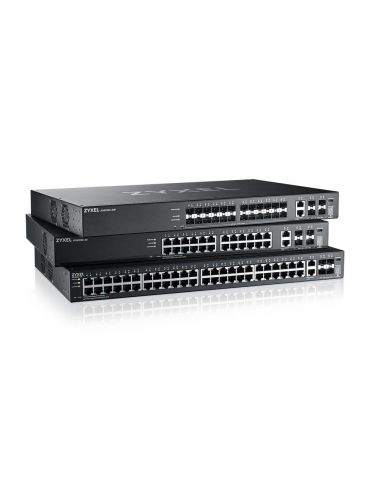 Zyxel XGS2220-30 Gestionate L3 Gigabit Ethernet (10 100 1000) Negru