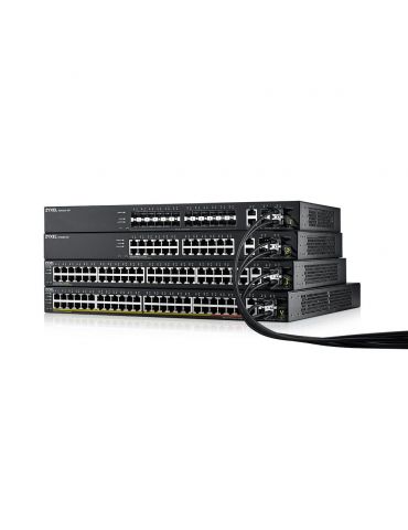 Zyxel XGS2220-30 Gestionate L3 Gigabit Ethernet (10 100 1000) Negru
