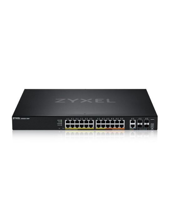 Zyxel XGS2220-30HP Gestionate L3 Gigabit Ethernet (10 100 1000) Power over Ethernet (PoE) Suport Negru