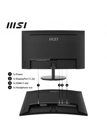 MSI Pro MP271CA monitoare LCD 68,6 cm (27") 1920 x 1080 Pixel Full HD LED Negru