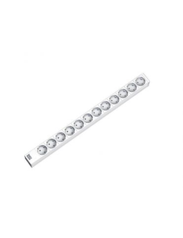 Pdu bachmann 1u pt. rack 19 inch 12 prize schuko intrare schuko max 16 a cablu 2 m gri 333.413 (include tv 3.50lei) Bachmann - 1 - Tik.ro